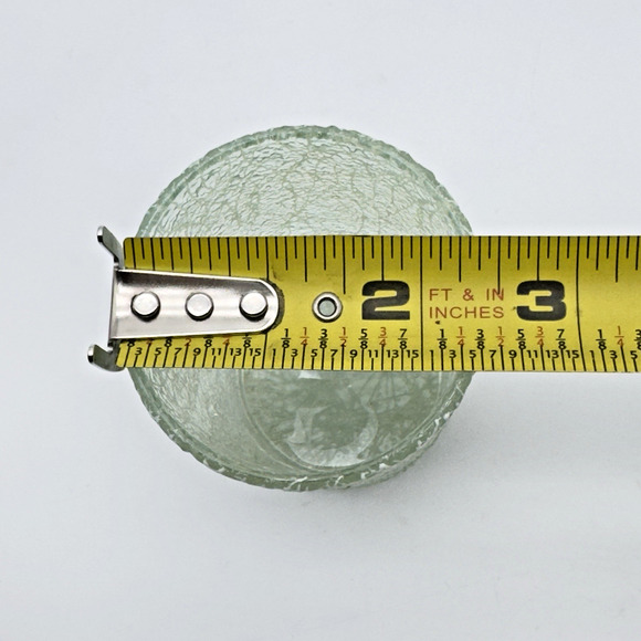 Spaghetti String Glass Juice Tumbler Set Of 6 Mid Century 3.5" - Picture 6 of 6